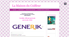 Desktop Screenshot of lamaisonducoiffeur.net